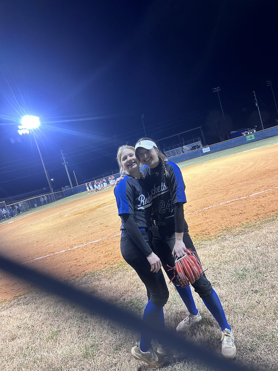 Played my last first high school game today, and I did it with my little sister @TylerMassey27 🩷 @Person_Softball @Org_LLG @LLGCOACH @LadyLightningG2 @PackSoftball