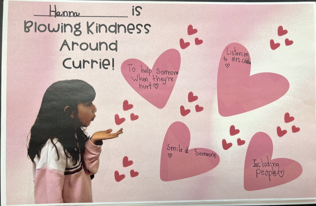 Our February character trait at <a href="/SACTVDSB/">Sir Arthur Currie PS</a> is Kindness.  The Crabbe Crew did some wonderful writing and blew kindness all over the hallways of Currie 💗
