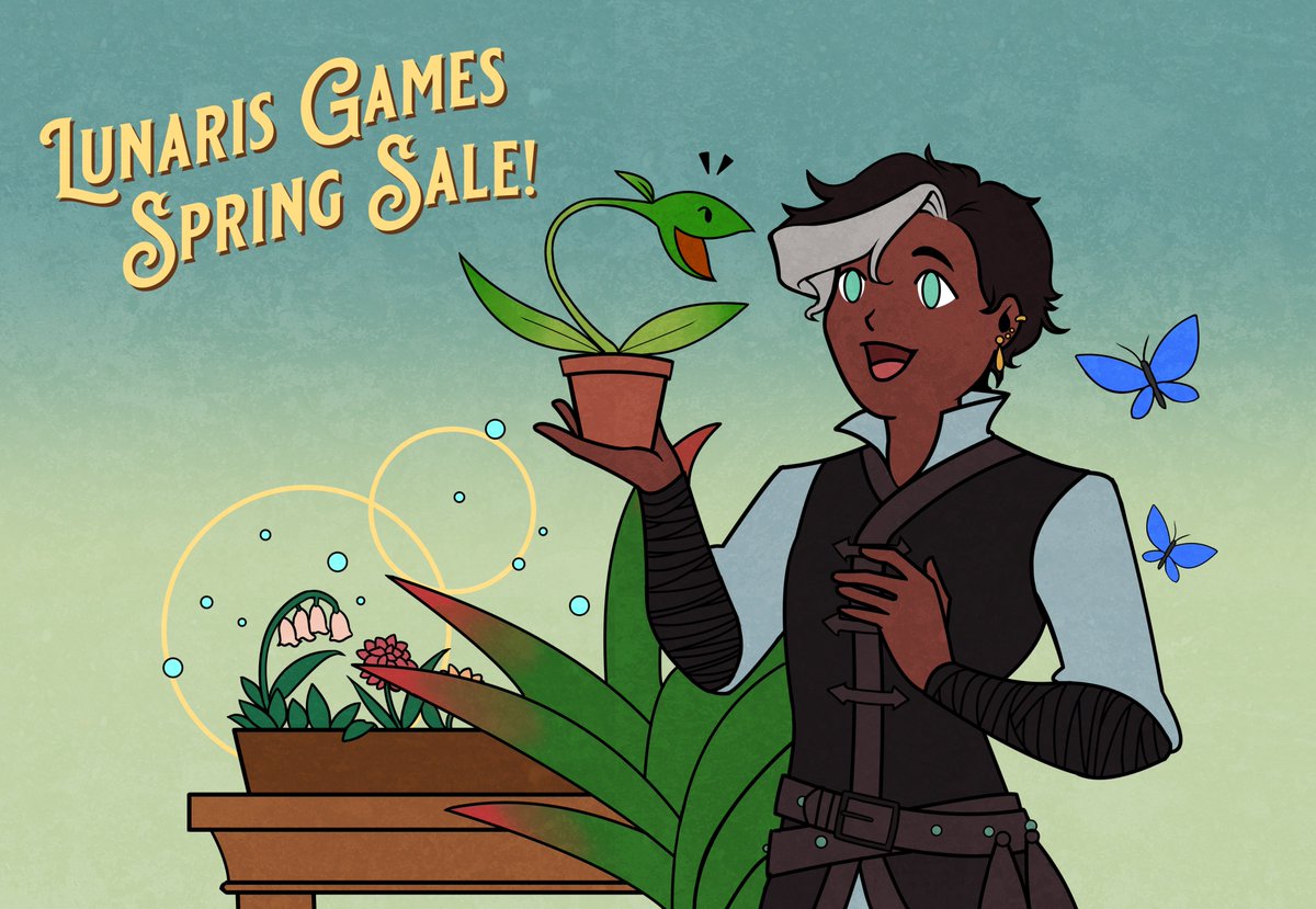 Spring has sprung! Grab all of our games at 30% off on Steam + itch from March 14th-21st 🌿🦋