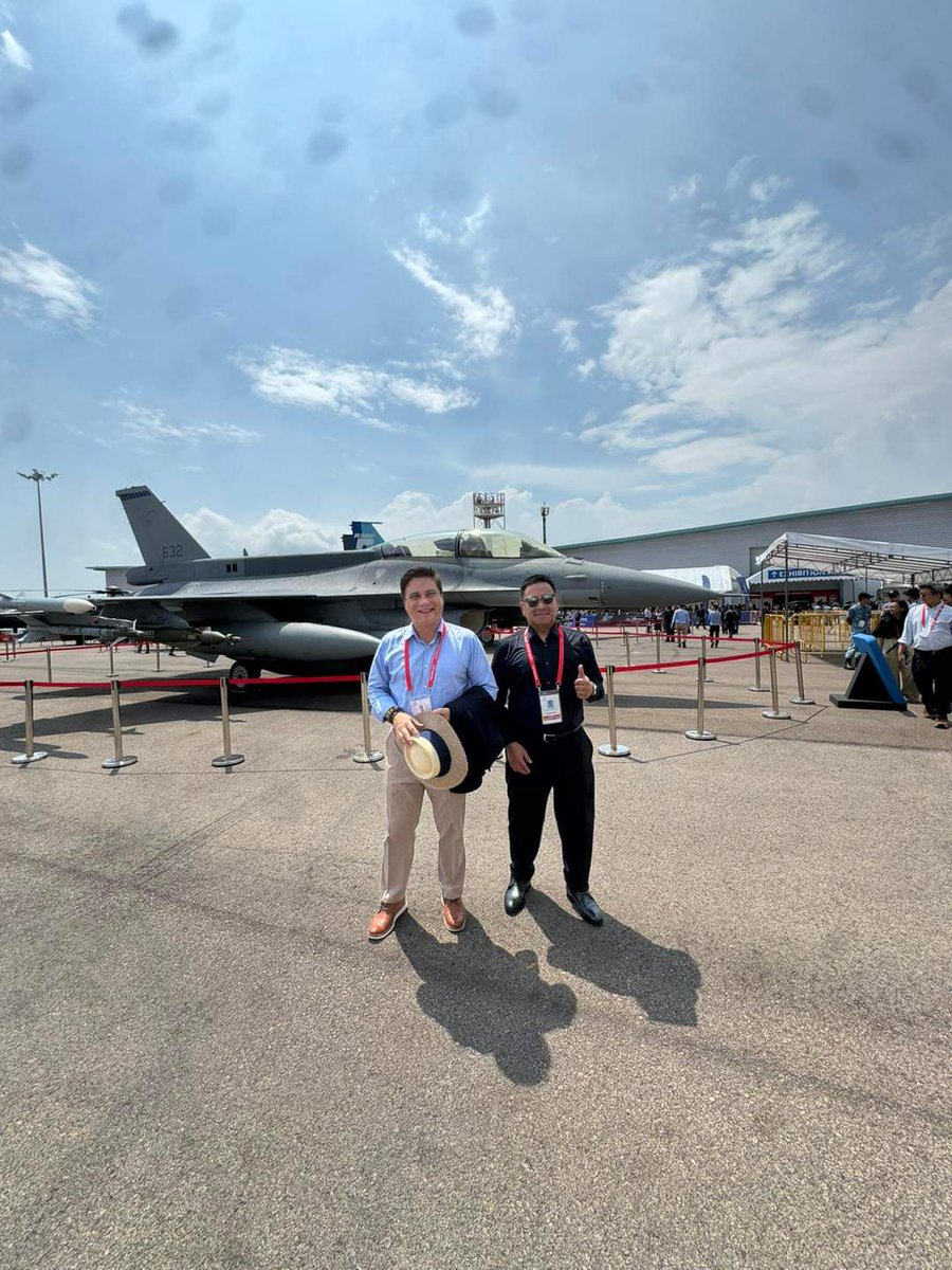 MonteroMax's tweet photo. Senators @jvejercito &amp; @migzzubiri  were in Singapore Air Show 2024 to, according to them, "window shopping" for the Philippine Air Force. 
📷 Sen. Jv Ejercito's FB page https://t.co/mVQ712eHeQ