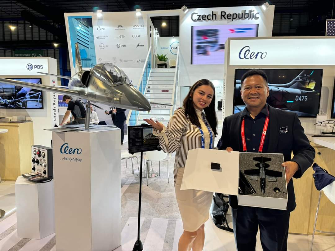 Senators <a href="/jvejercito/">JV Ejercito</a> &amp; <a href="/migzzubiri/">Migz Zubiri</a>  were in Singapore Air Show 2024 to, according to them, "window shopping" for the Philippine Air Force. 
📷 Sen. Jv Ejercito's FB page