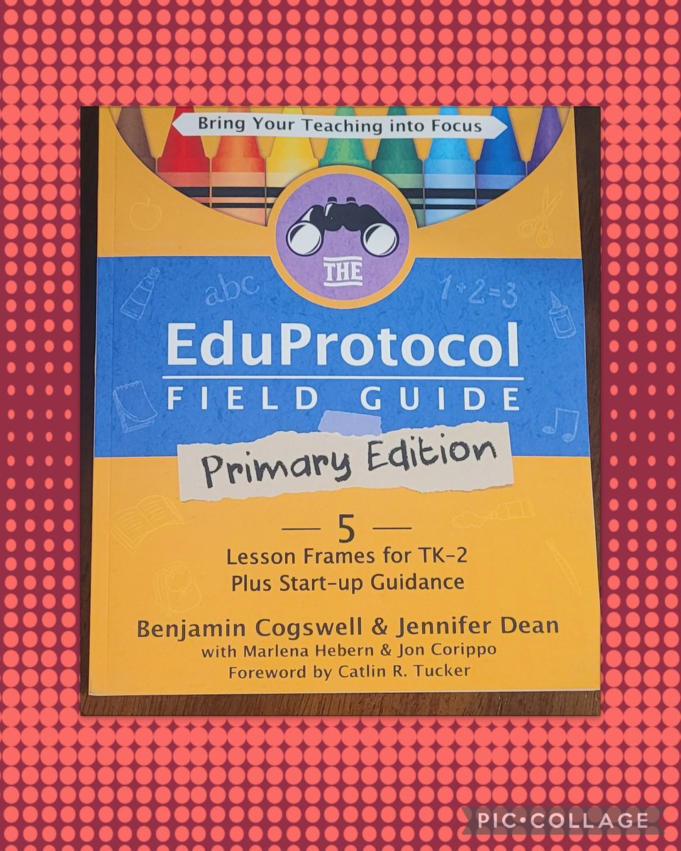 My copy of The EduProtocol Field Guide Primary Edition came! So excited!! 
<a href="/Techy_Jenn/">Jennifer Dean</a> and <a href="/cogswell_ben/">Coach Ben 🚀😎👍</a> are a great team with fantastic ideas to share!
