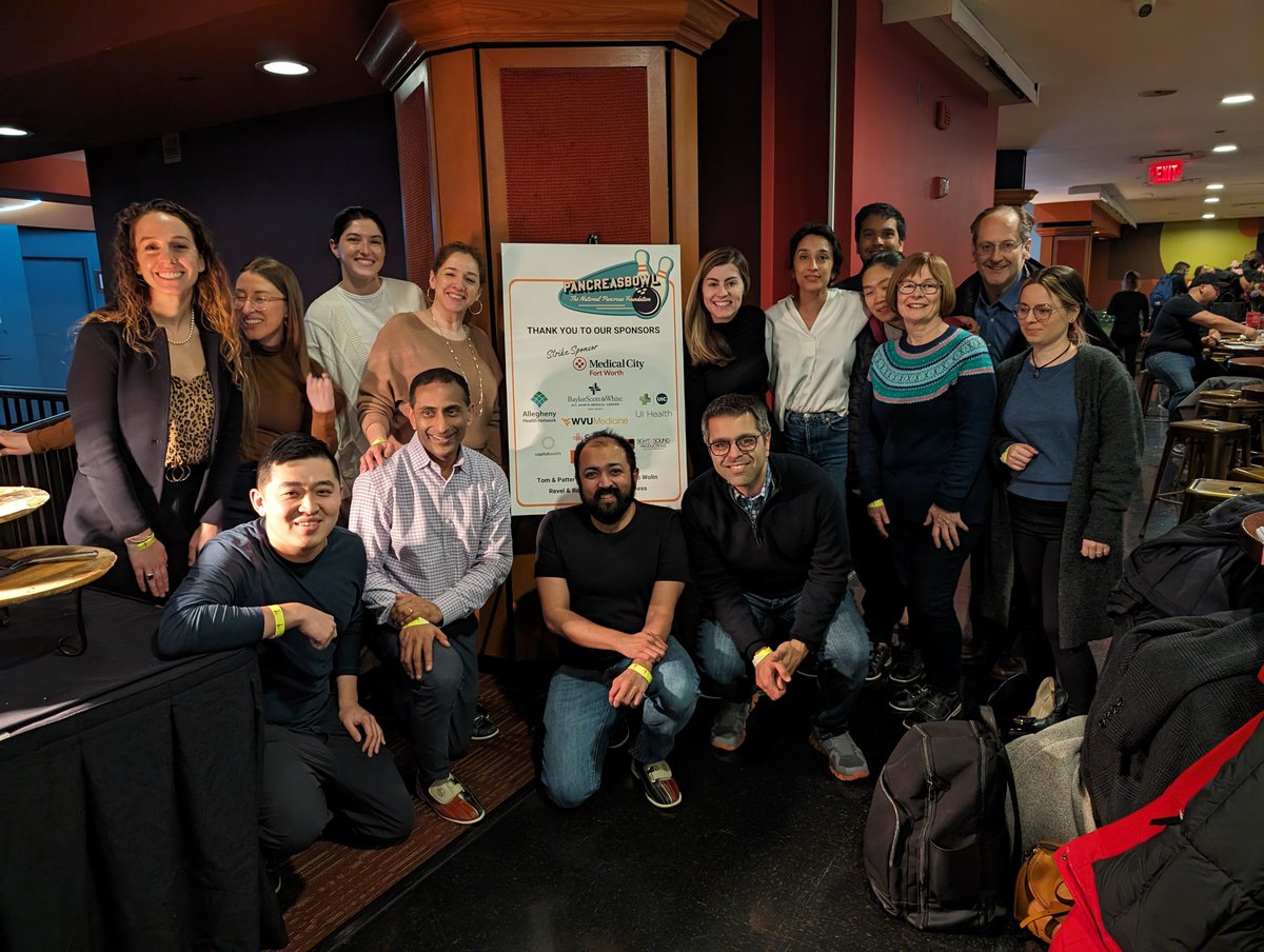 RKeswaniMD (@rkeswanimd) on Twitter photo Wonderful night of 🎳 supporting the <a href="/NatPancFdn/">The National Pancreas Foundation</a> and bonding with the <a href="/NMGastro/">Northwestern Medicine Digestive Health Institute</a>, surgery, IR, and oncology <a href="/NorthwesternMed/">Northwestern Medicine</a> teams working towards improving the care of patients with pancreas disease. Wonderful night of 🎳 supporting the <a href="/NatPancFdn/">The National Pancreas Foundation</a> and bonding with the <a href="/NMGastro/">Northwestern Medicine Digestive Health Institute</a>, surgery, IR, and oncology <a href="/NorthwesternMed/">Northwestern Medicine</a> teams working towards improving the care of patients with pancreas disease.