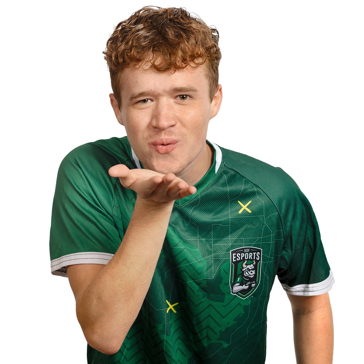USF_Esports's tweet photo. While everyone is talking about "thin jerseys" this and "see through pants" that, we can guarantee your @EsportsGear USF Esports jersey won't have any of those issues 😉

Wear the jersey of winners, and #JoinTheStampede https://t.co/nXczTcWA3g
