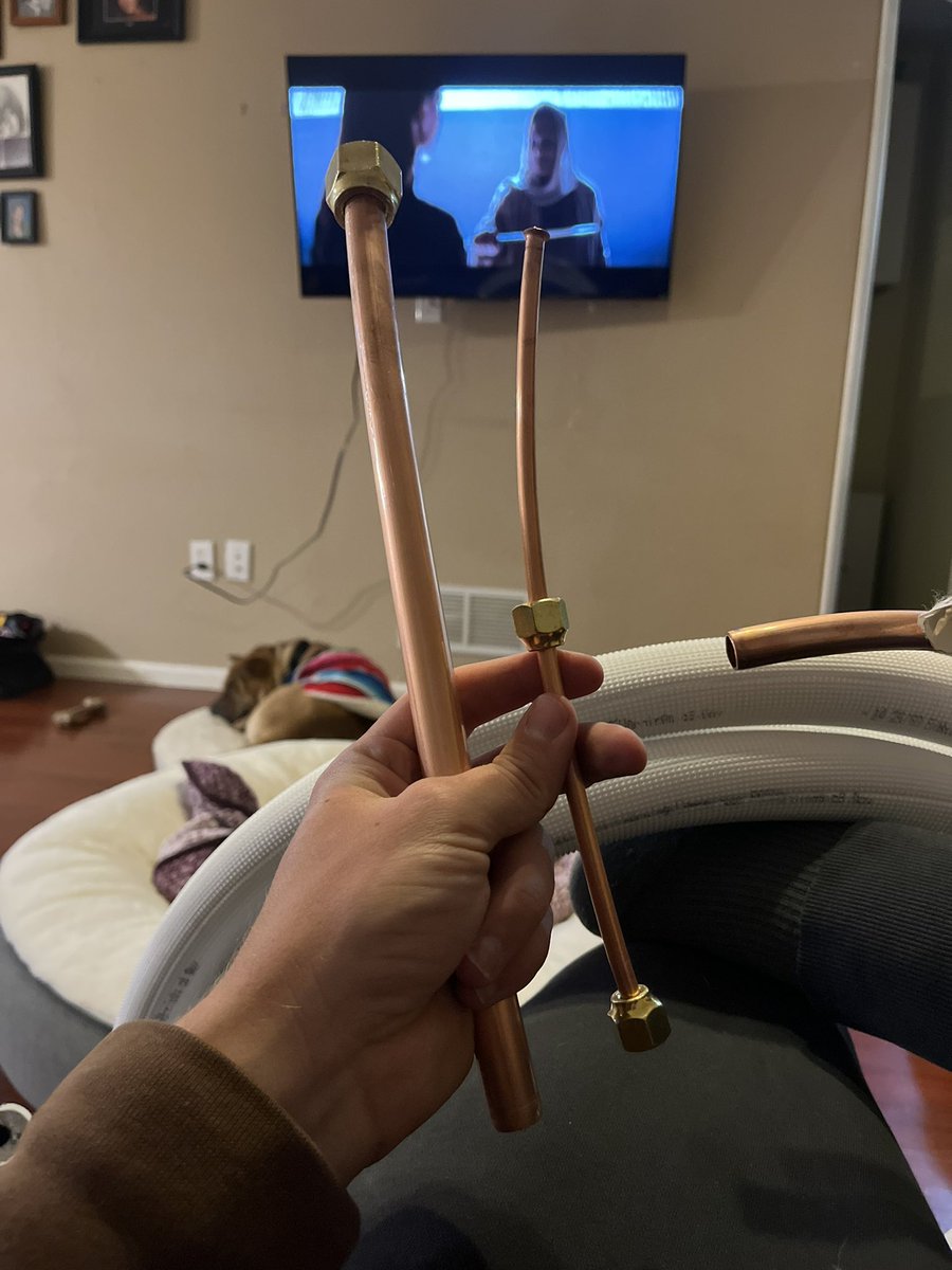 BC_Buffet's tweet image. Prepping some pipe work for tomorow job while I watch tv. 

Everybody wants to be a body builder but nobody wants to lift heavy ass weights #yeahbuddy
