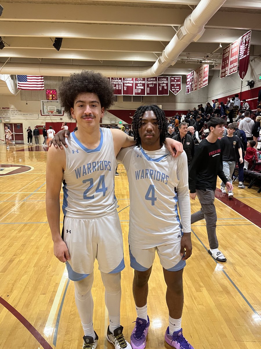 Diego Martinez and Bryant Clark combined for 46 points tonight to lead the Warriors into the CCS Championship game