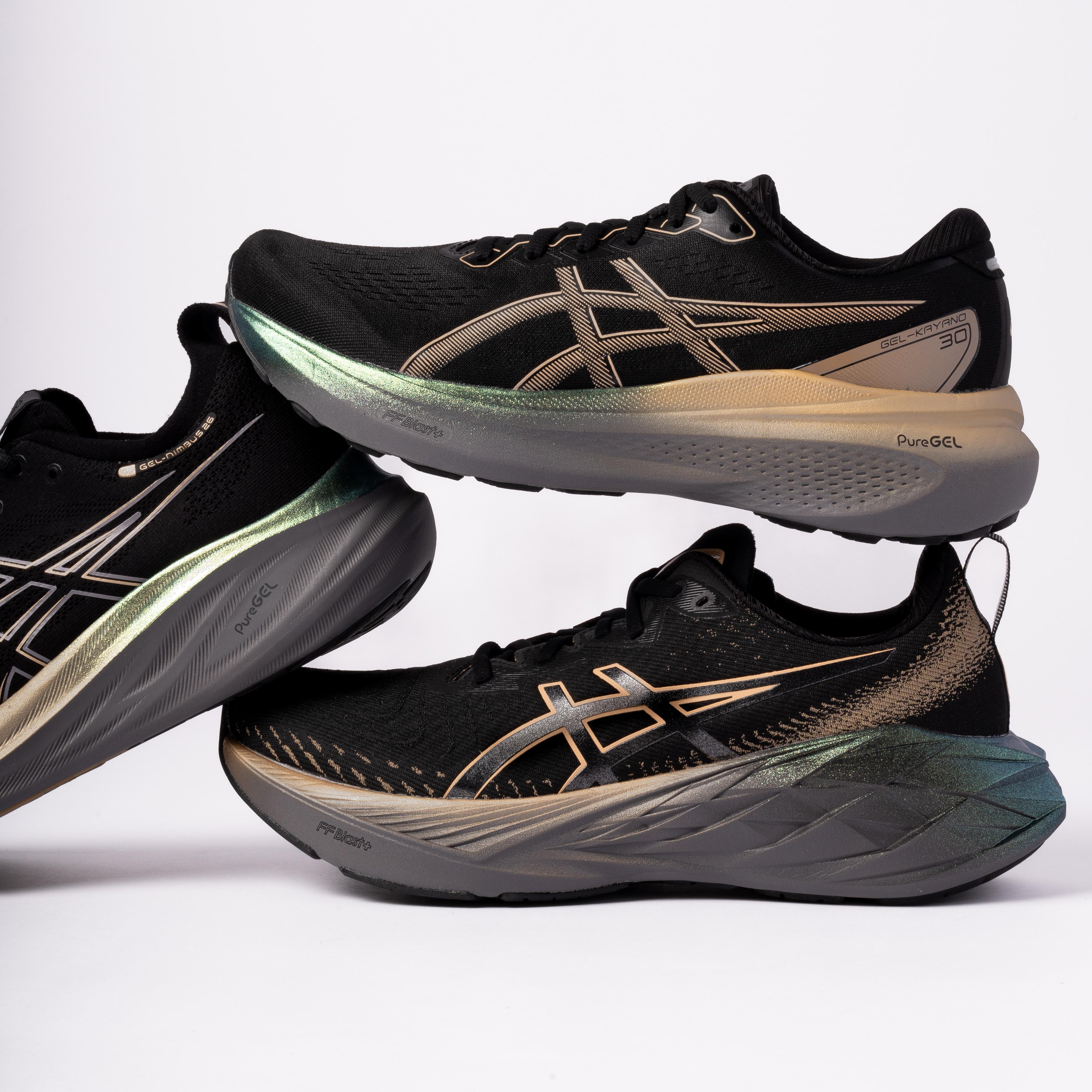 Comfort just went PLATINUM. Meet the new GEL-NIMBUS® 25 shoe in a luxe new  look.