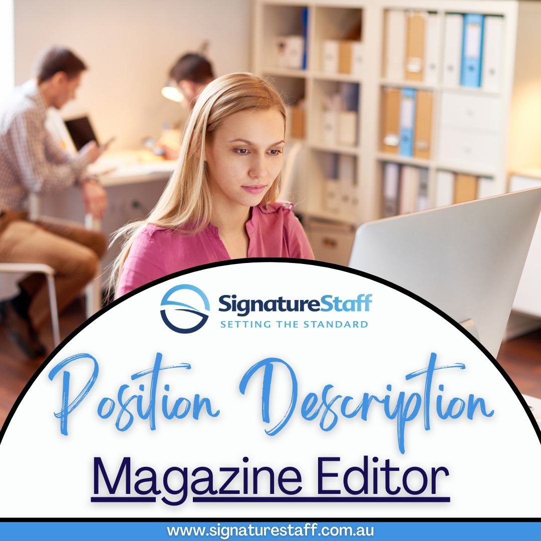 SignatureStaff's tweet photo. Crafting a job ad for a Magazine Editor role? Look no further! Elevate your recruitment game with our template. Download and customize now! Explore 250+ more job descriptions on our website. 
https://t.co/BCVpN3vyUh 
#JobDescription #HiringTemplate #MagazineEditorRole #Recruit https://t.co/TSp8vcQojt
