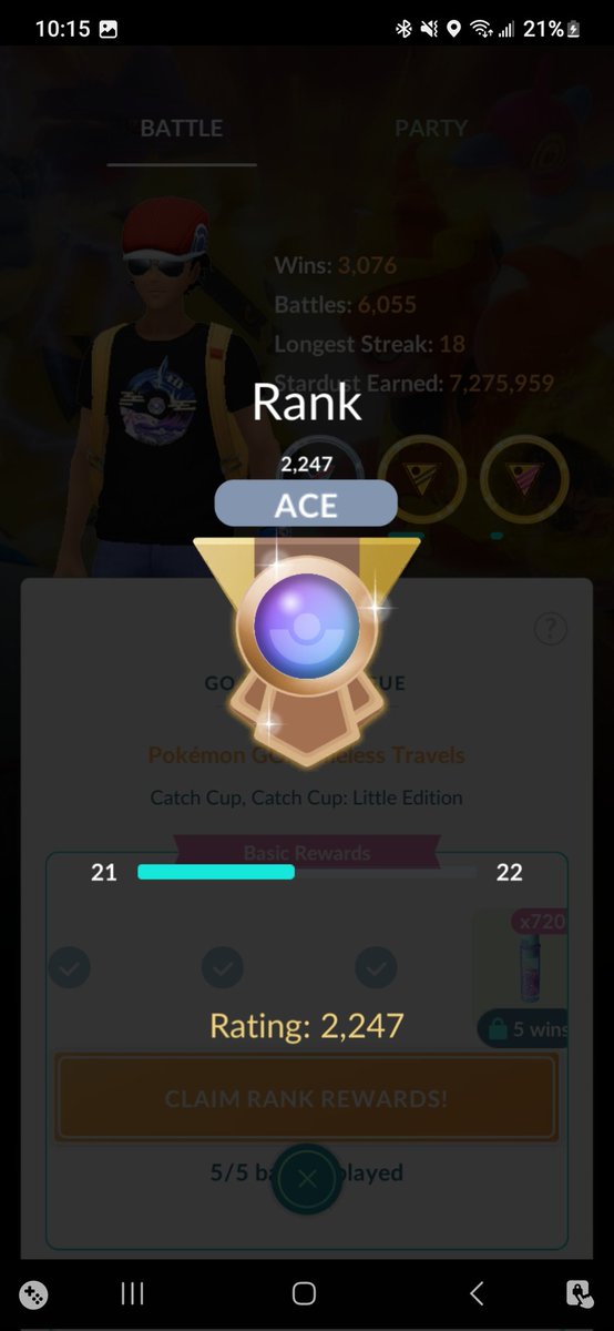 ElDragonboost's tweet photo. OK I sat back took a deep breath ,analyzed my team and WENT TO THE TOP BABY WOOO all time high #pogopvp #pogo #pokemongo https://t.co/sasld6T0SH