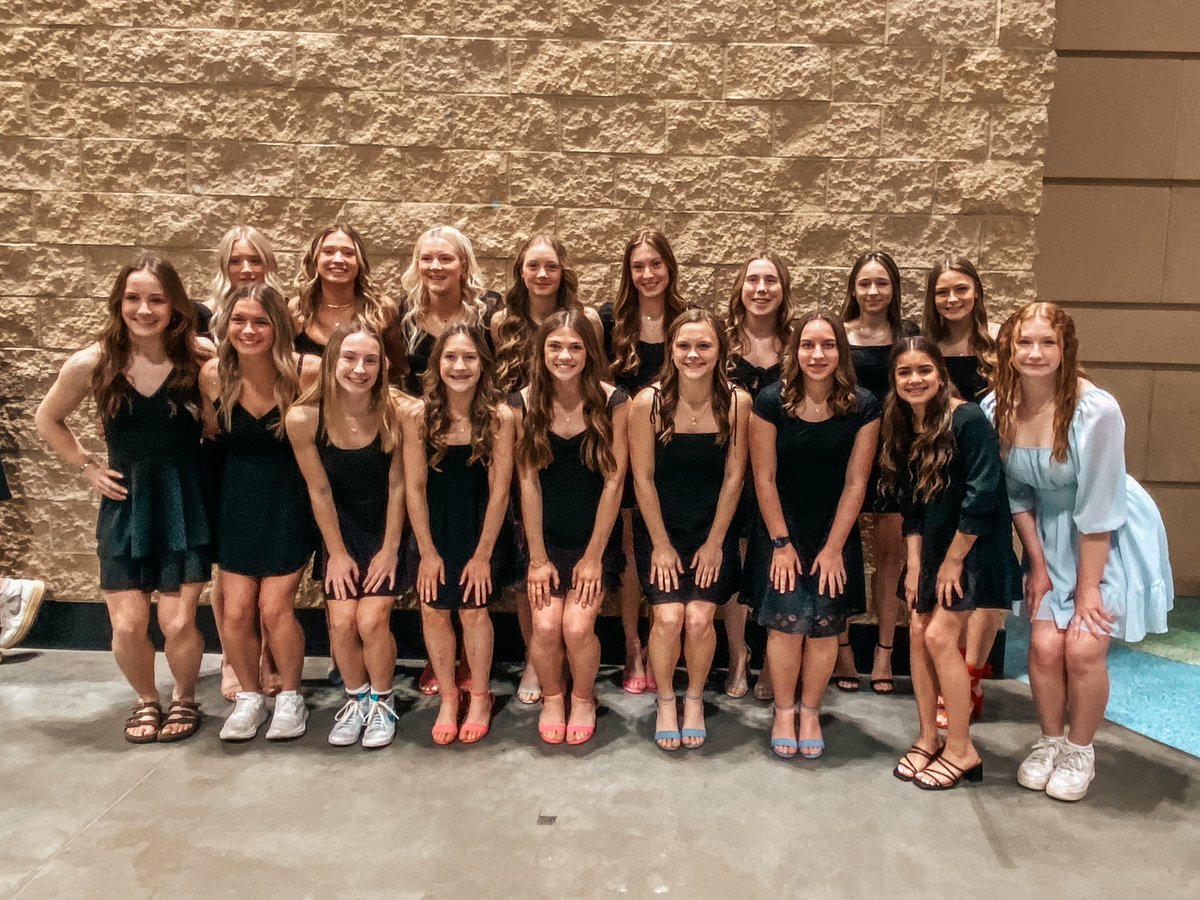 2024 Gymnastics banquet. Section 7A representing!!