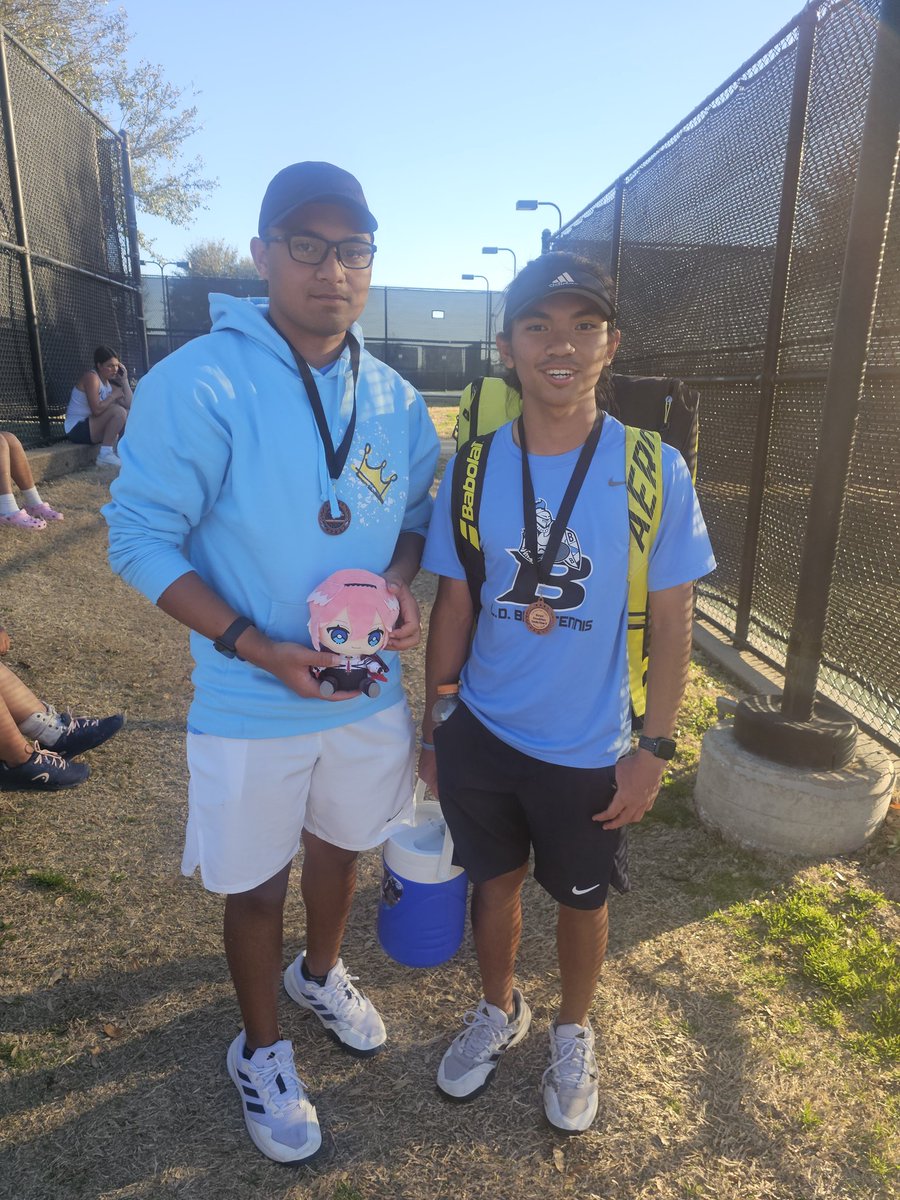 LDBell_Tennis (@ldbell_tennis) on Twitter photo Burleson Centennial Tournament Winners:
2nd Place Girls Singles : Addasyn
3rd Place Boys Singles: Marco
3rd Place Boys A Doubles: Cristian & Isaac
3rd Place Boys B Singles: Daniel & Pritz
<a href="/HEBAthletics/">HEB Athletics</a> <a href="/LDBellAthletics/">LDBellAthletics</a> Burleson Centennial Tournament Winners:
2nd Place Girls Singles : Addasyn
3rd Place Boys Singles: Marco
3rd Place Boys A Doubles: Cristian & Isaac
3rd Place Boys B Singles: Daniel & Pritz
<a href="/HEBAthletics/">HEB Athletics</a> <a href="/LDBellAthletics/">LDBellAthletics</a>