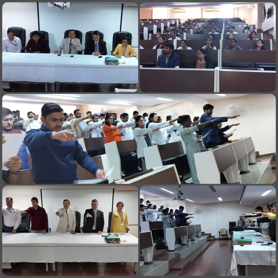 dr_venkatesh_k's tweet photo. Joined as Senior Resident at AIIMS Patna - Oath taking ceremony on 22/02/2024.
#aiims #aiimspatna #aiimsp #cfm #spm #cm #commed #psm #publichealth https://t.co/epaeMkL0w8