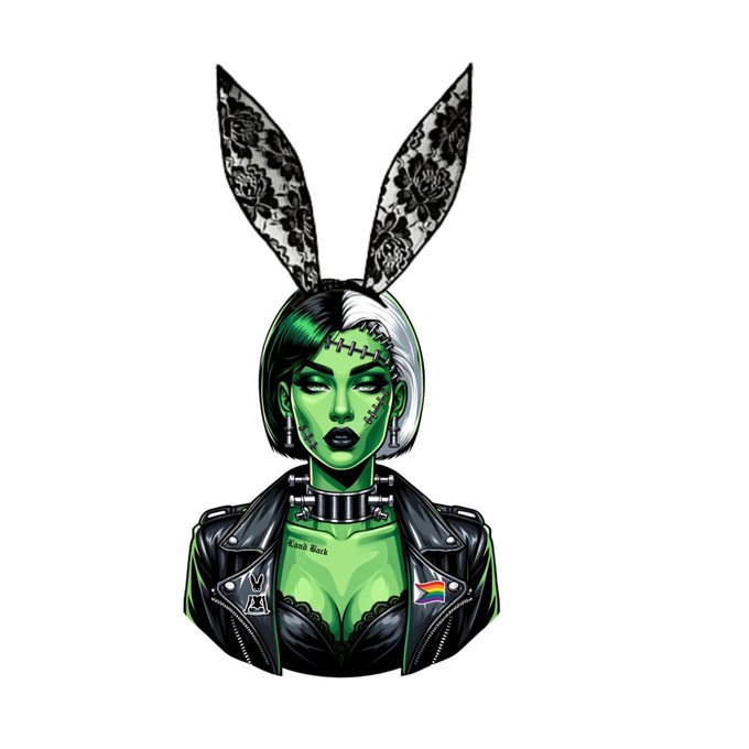 💚New merch out!!! FrankenBunny💚  https://t.co/WOozn5bkq1 https://t.co/MKhcVgvVNu