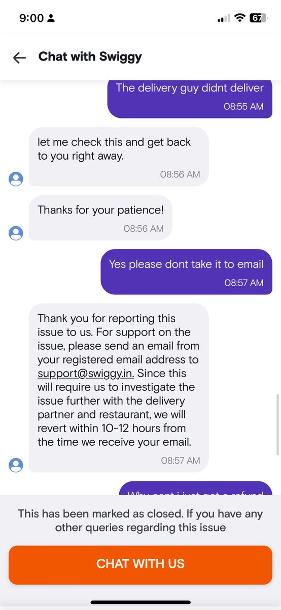 anukritiii's tweet photo. Ordered a VEG rice bowl from California Burrito via @swiggy and got Thalairaj's Kebab Biryani instead! 🤦‍♂️ Called the driver, but he's probably too busy. 🍛😡 #SwiggyFail

P.s I am a swiggy one customer and vegetarian 🙃 https://t.co/yoYB6aCifs