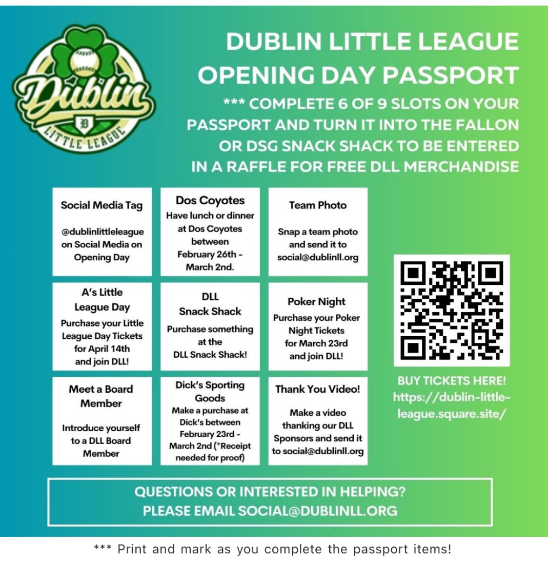 Dublin Little League tweet media