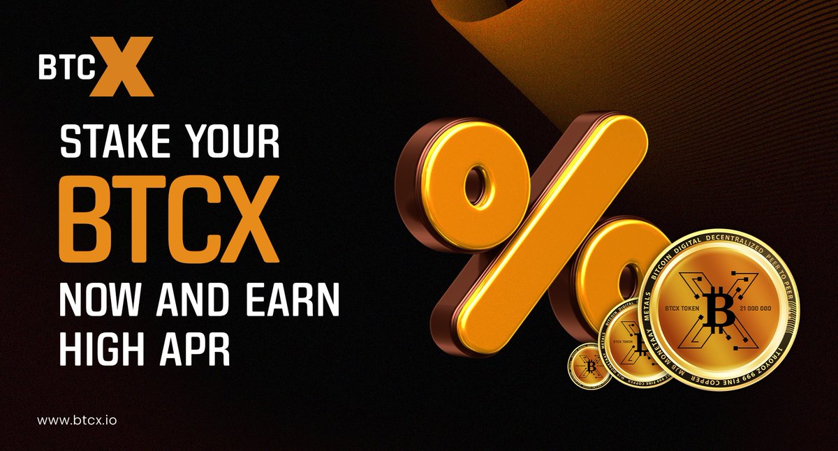 btcx_token's tweet photo. 💎 $BTCX Staking  

🟩 Bridge between ETH &amp; BTC 
🟩 Flexible and Fixed available 
🟩 Tokenomics adjustment for liquidity deployment 
🟩 XIN blockchain expertise 
🟩 High APRs guaranteed

#Staking #interestrates #Hold2earn https://t.co/D6xn9MuRuW