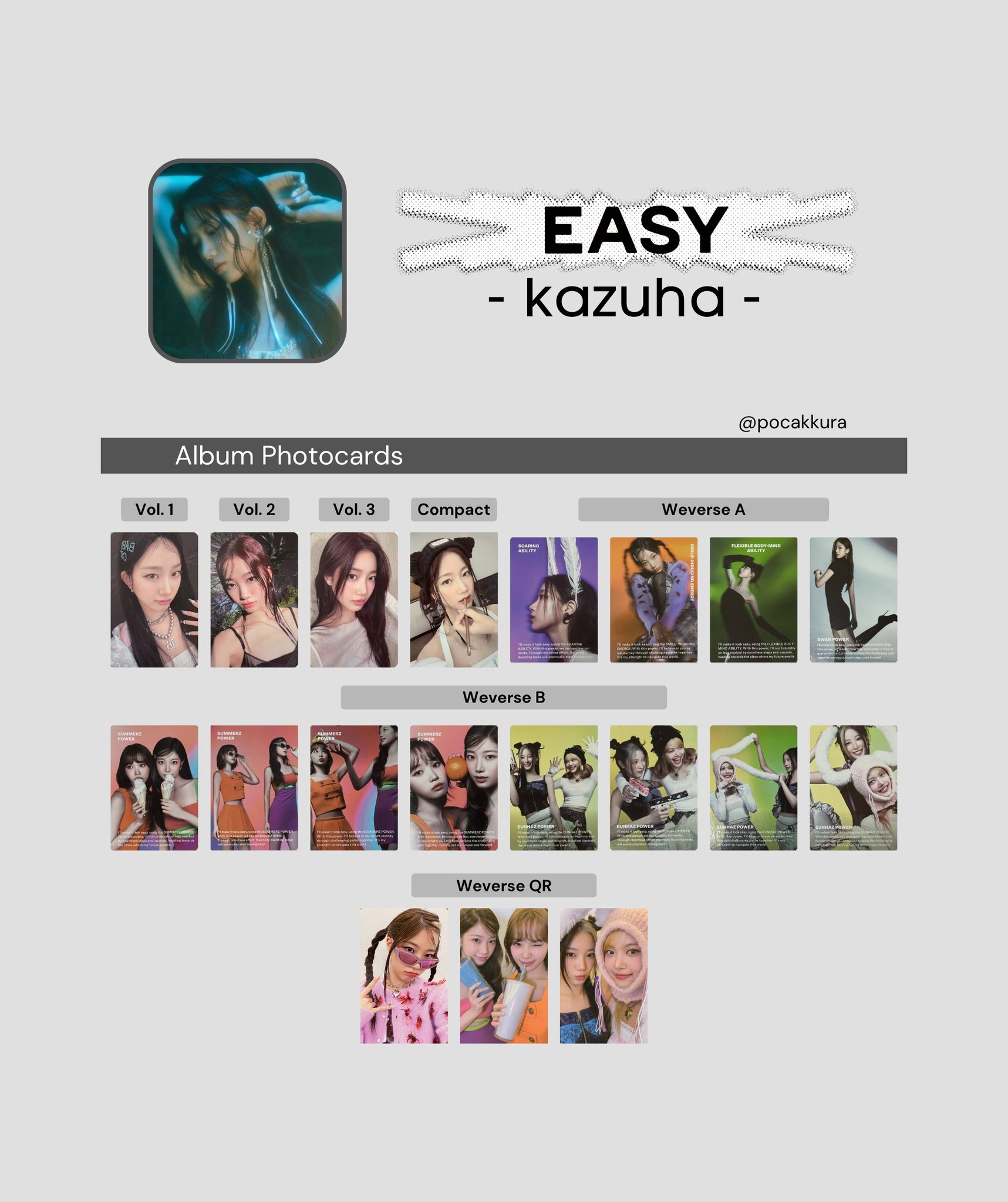 ぱるるん様♡ありがとうございます♡ V | maker of le sserafim photocard templates!! on X: 