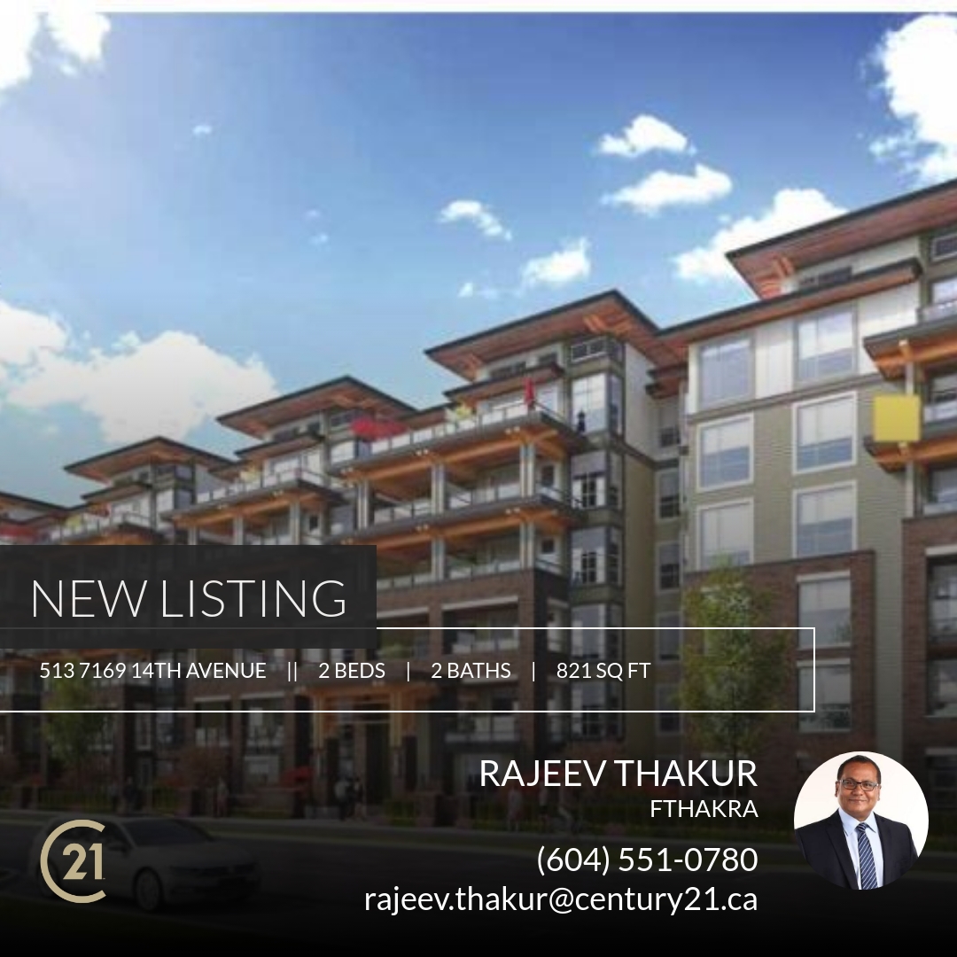 📍 New Listing 📍 Take a look at this fantastic new property that just hit the market located at 513 7169 14th Avenue in Burnaby. Reach out here or at (604) 551-0780 for more information

Regards

Rajeev Thaku... homeforsale.at/513_7169_14TH_…