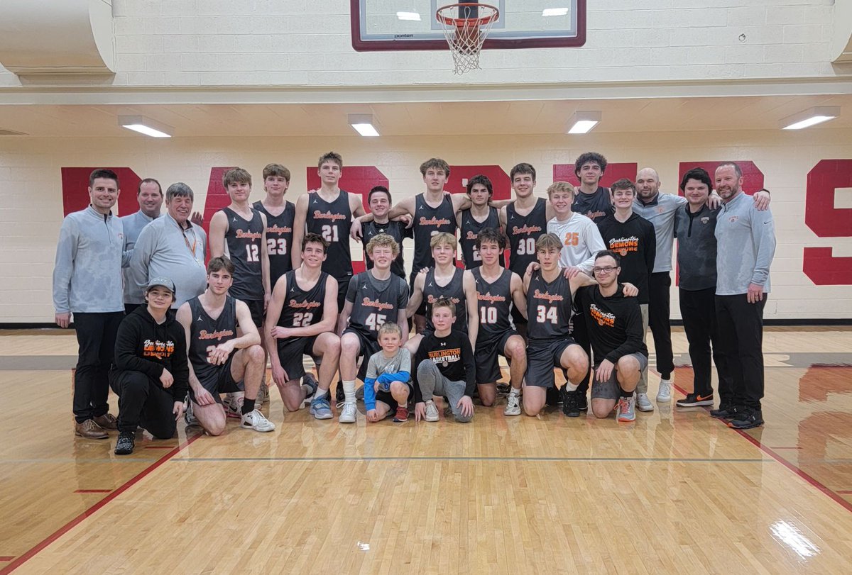 kskiles12's tweet photo. With a win over Badger, Burlington Demons lock up the SLC for the first time in 11 years. Congrats to the Coaches and Players on a great season! Good Luck in Playoffs! @karsen_skiles @BHSDemonshoops @WisBBYearbook @FreshCoastHoops https://t.co/xy3pbDAcKG