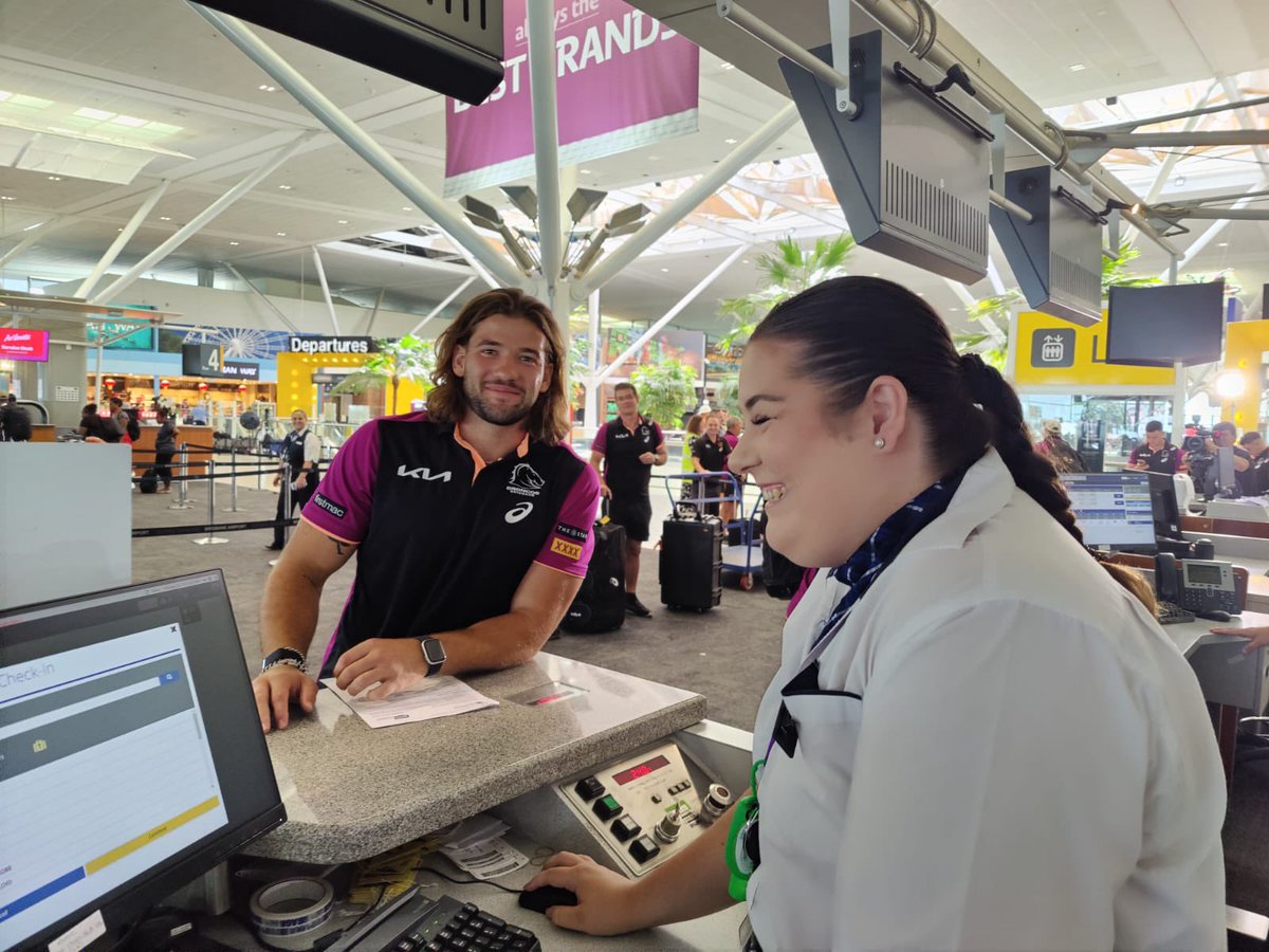 From Bris Vegas to Las Vegas! 🇦🇺🏉🇺🇸 Good luck to our local @brisbanebroncos as they compete on a global stage and bring the #NRL game to American audiences! #goodleadstheway #beingunited #RugbyLeague