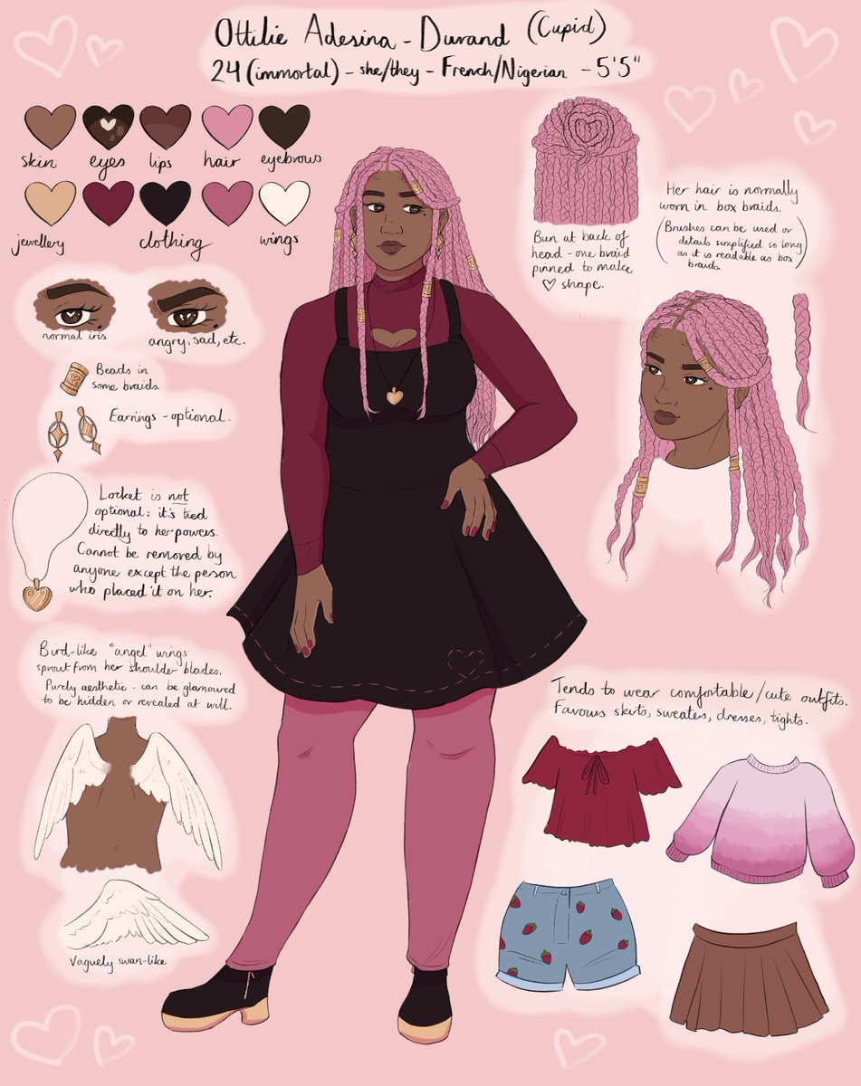 finished a reference of my newest oc ottilie ^_^
