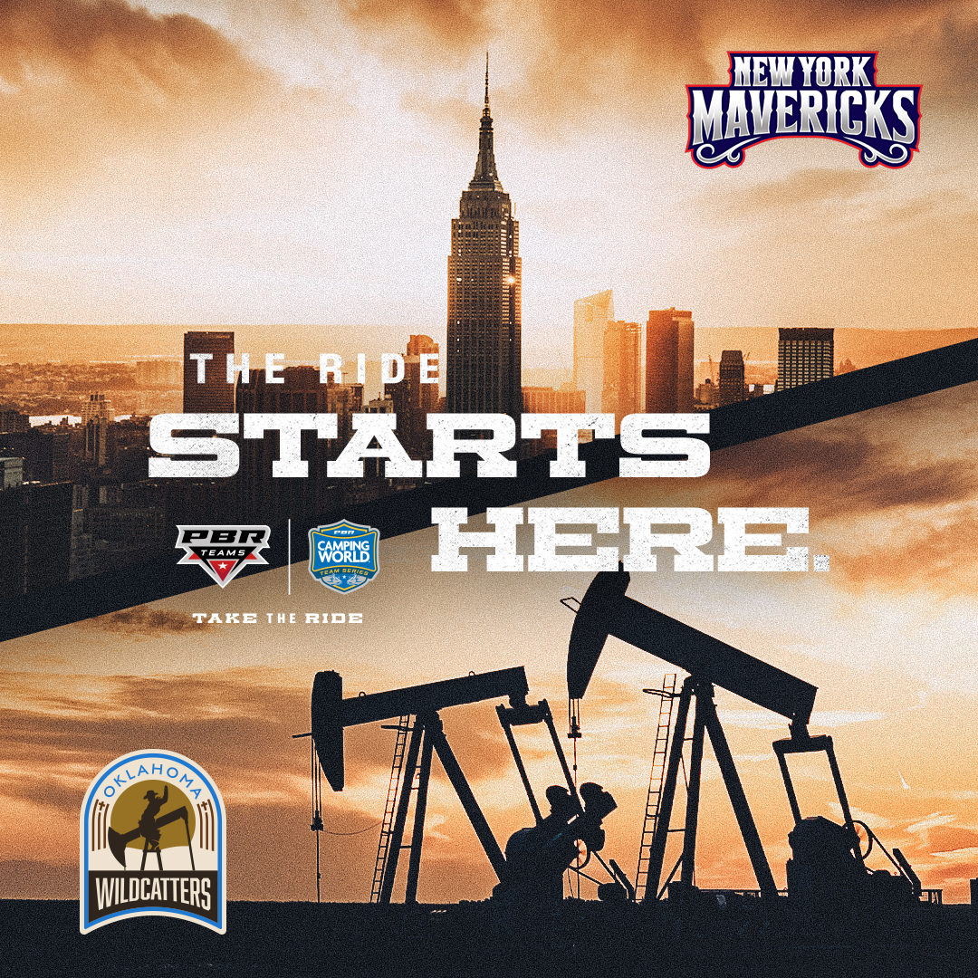 𝐓𝐡𝐞 𝐫𝐢𝐝𝐞 𝐬𝐭𝐚𝐫𝐭𝐬 𝐡𝐞𝐫𝐞. @okwildcatters_ and New York Mavericks, welcome to the toughest league in sports. #TakeTheRide