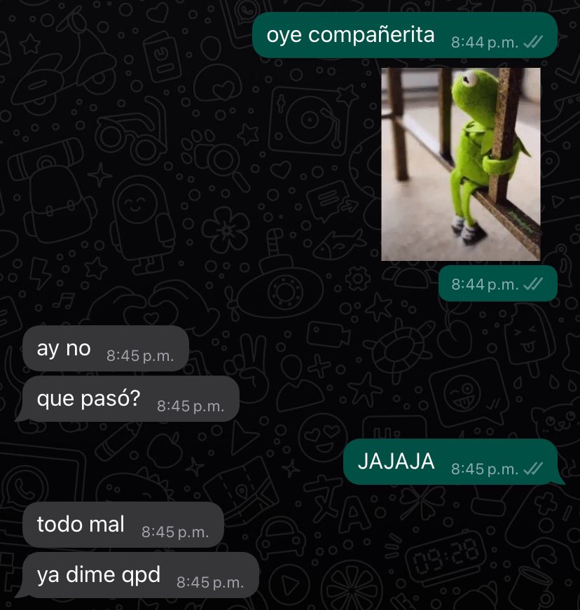 lo peor es que ya sabe wey