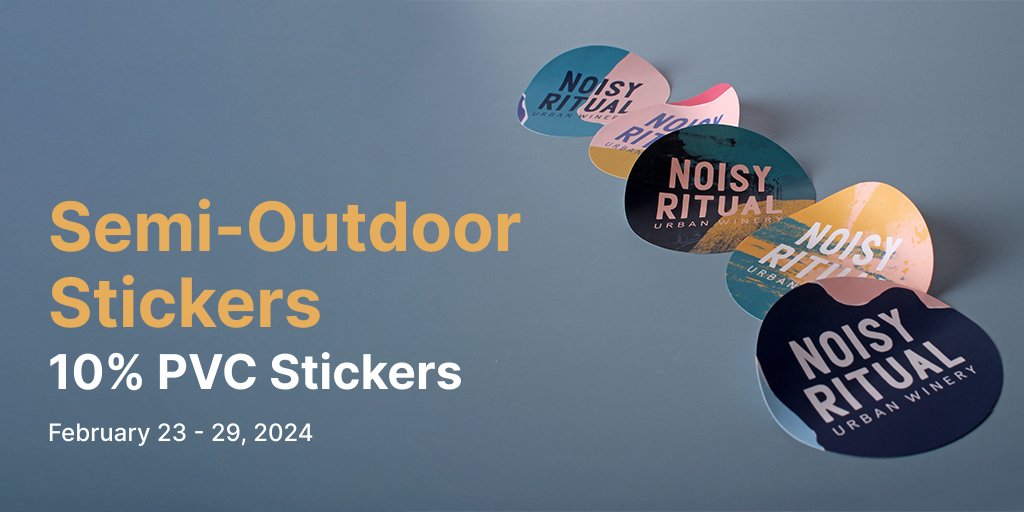OzStickerPrint's tweet image. Our #PVCStickers are at 10% OFF from Feb 23~29, 2024!

Thicker vinyl sticker than regular ones. These are for indoor and semi-outdoor labelling purposes, like bottles, product, and laptops.

Use the promo code: PVC10

Order now! bit.ly/49LR6xi 🛒
.
.
.
#stickers #au