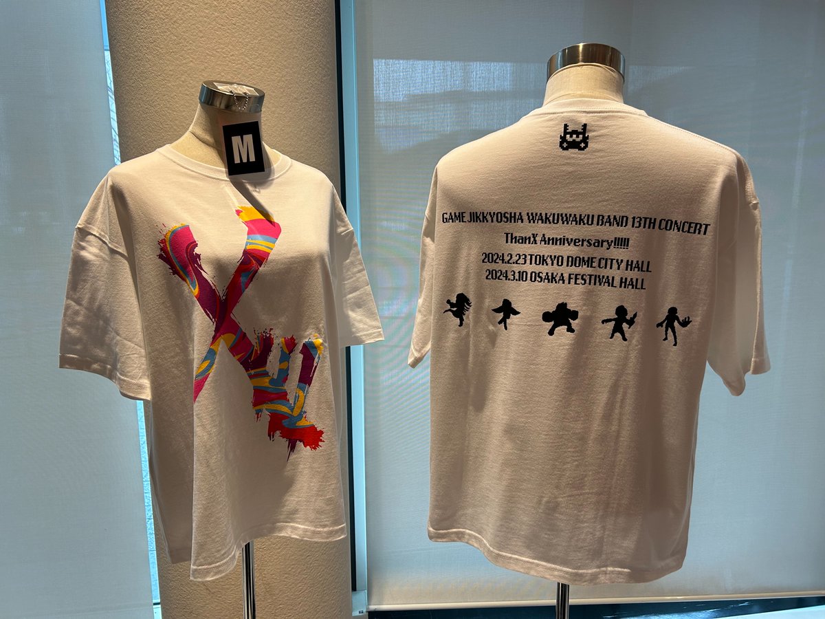 わくバン13thコンサート/全体グッズ情報！】 定番のTシャツ＆ラバー