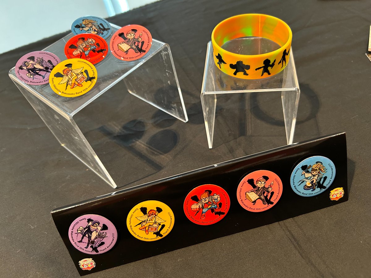 わくバン13thコンサート/全体グッズ情報！】 定番のTシャツ＆ラバー