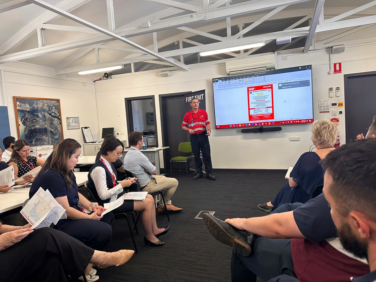 #TeamBNE completing our annual terminal Fire Warden Training. @BrisbaneAirport teams are ready to be activated in time of emergency! ⛑️🧑🏻‍🚒👨🏼‍🚒🧯#nosmallrolesinsafety #goodleadstheway #safetyexcellence #EMT #beingunited #myroleinsafety