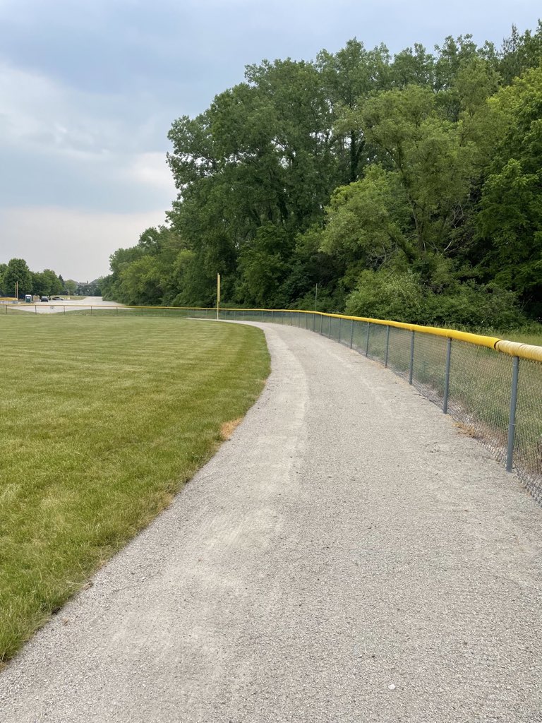 A couple of before and after pics from last summer! Looking forward to another year of taking care of @WascoBaseball fields. #clean