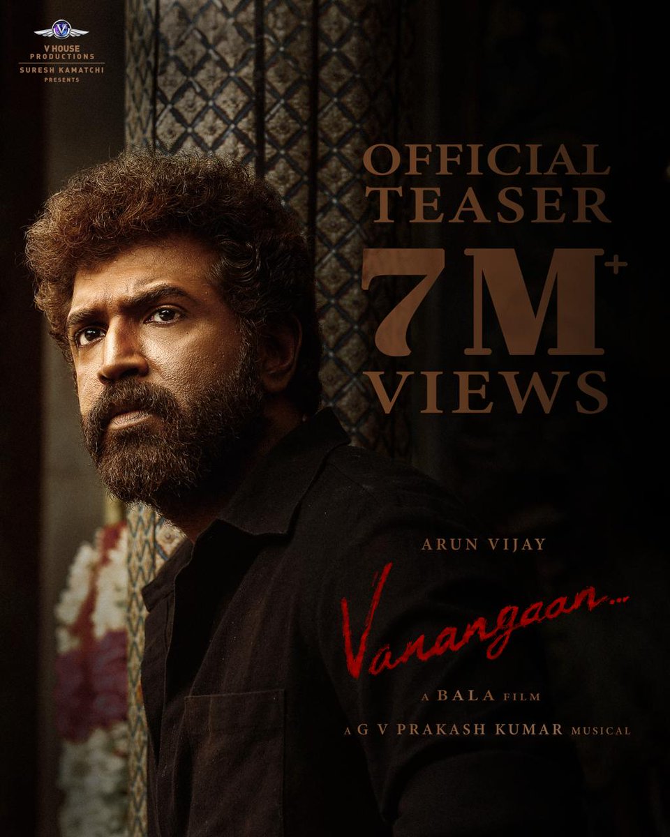 #Vanangaan teaser!!
 @arunvijayno1 #DirectorBala @gvprakash
@sureshkamatchi

youtu.be/tokMsIwOWWc