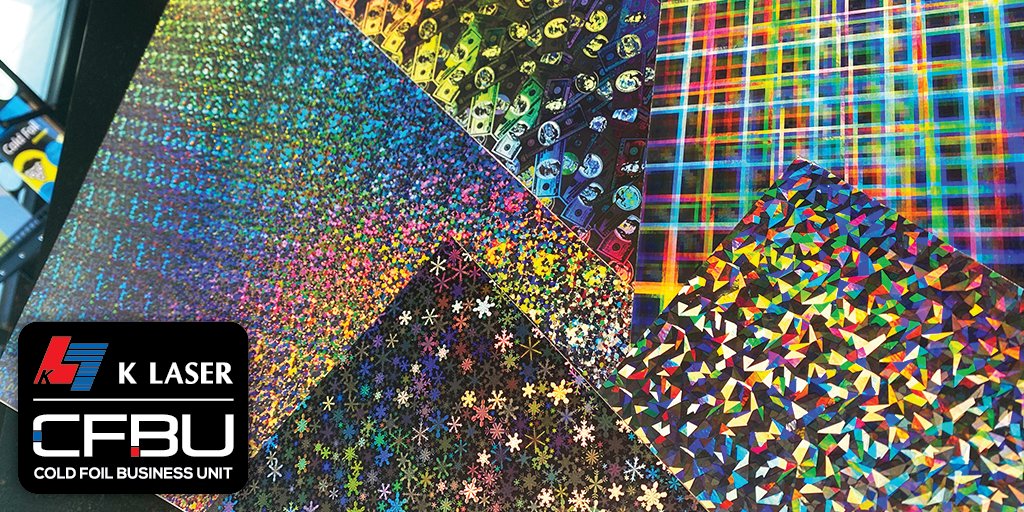 DoYouColdfoil's tweet photo. Partnering with K Laser Technology grants you access to the industry’s largest variety of brightest and brilliant colors and patterns for offset cold foil and offset sheetfed applications. Discover the difference at stand E6 at #labelsummit2024 March 12 and 13 in Bogota, Colombia https://t.co/NkiS2HMlvr