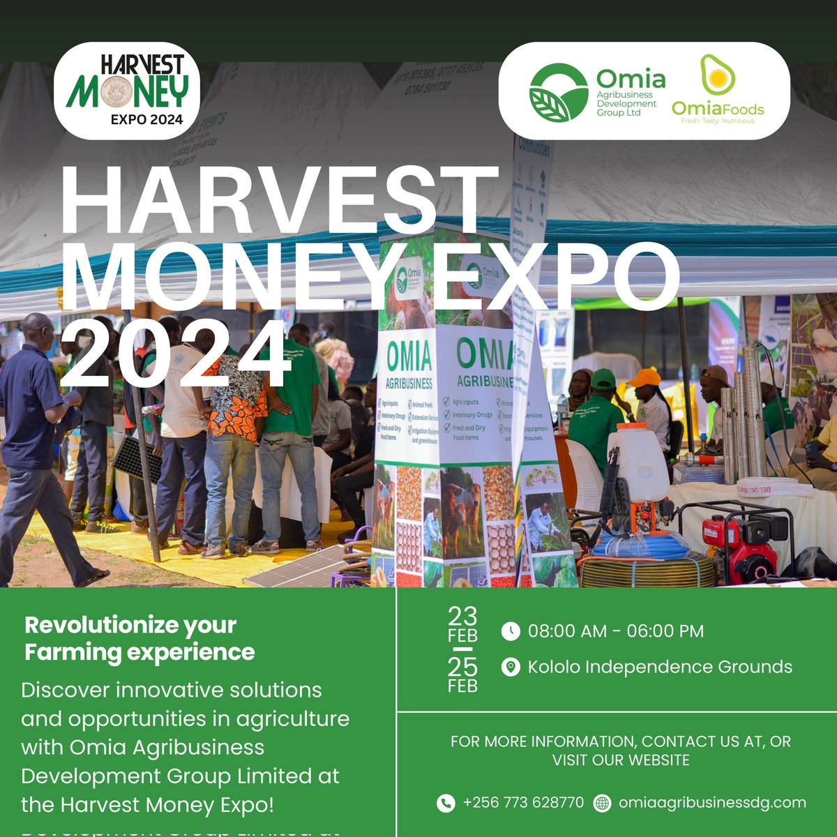 Hey there! Excited to announce our full participation at the #HarvestMoneyExpo starting today! Swing by our booth and let's dive into learning together. #FarmersFirst