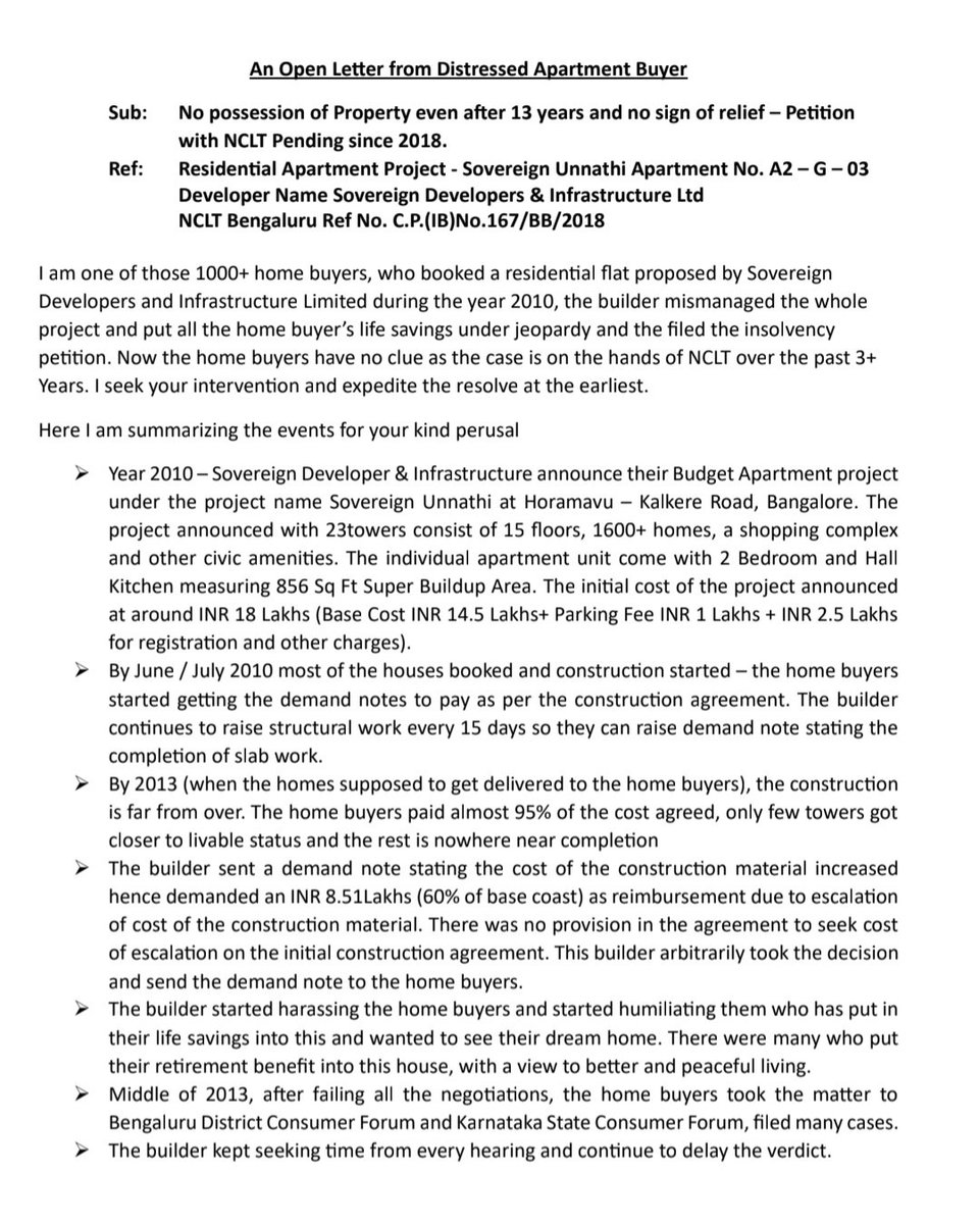 Anandan12198035's tweet photo. I'm posting my open letter with the hope of getting it resolved. @Tejasvi_Surya @PMOIndia, please help 🙏 https://t.co/o5jmPu5GKq