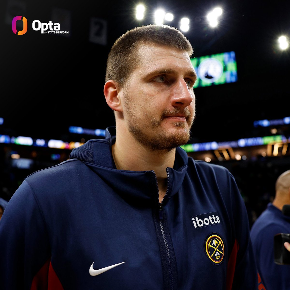 Triple-doubles while going 10-for-10 or better from the field, since NBA-ABA merger: Nikola Jokić, @nuggets: 3 (including tonight) All other players combined: 0