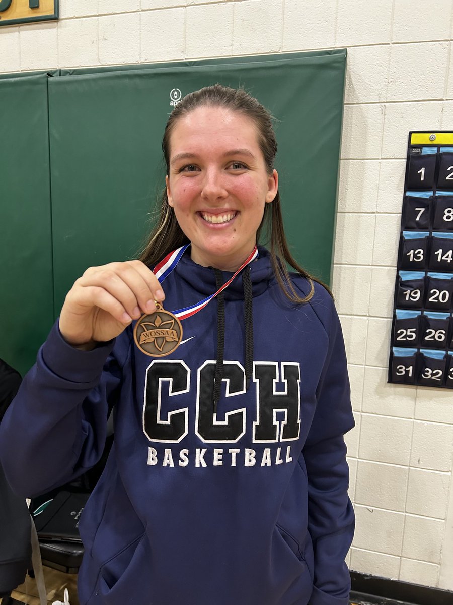GoldsackLisa's tweet photo. Congrats Coach! A great way to end your first season of coaching @CCHCrusaders @crusaderBLUE #WOSSA bronze #JrBoysBasketball https://t.co/kO2jSOmVGE