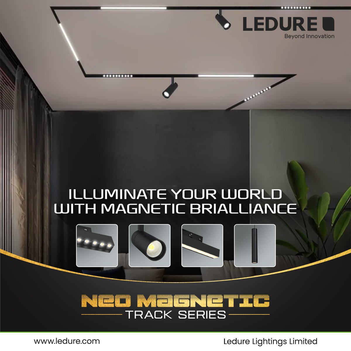 LEDURELIGHTINGS's tweet photo. Experience the future of lighting with the Neo Magnetic Track Series. Illuminate your world with magnetic brilliance, offering modern style and adjustable beam angles. Create atmospheres that inspire with magnetic illumination.โ
โจ
๐ 1800116373 or
๐ง info@ledure.com
#Myledure https://t.co/vFoAwwnNlO