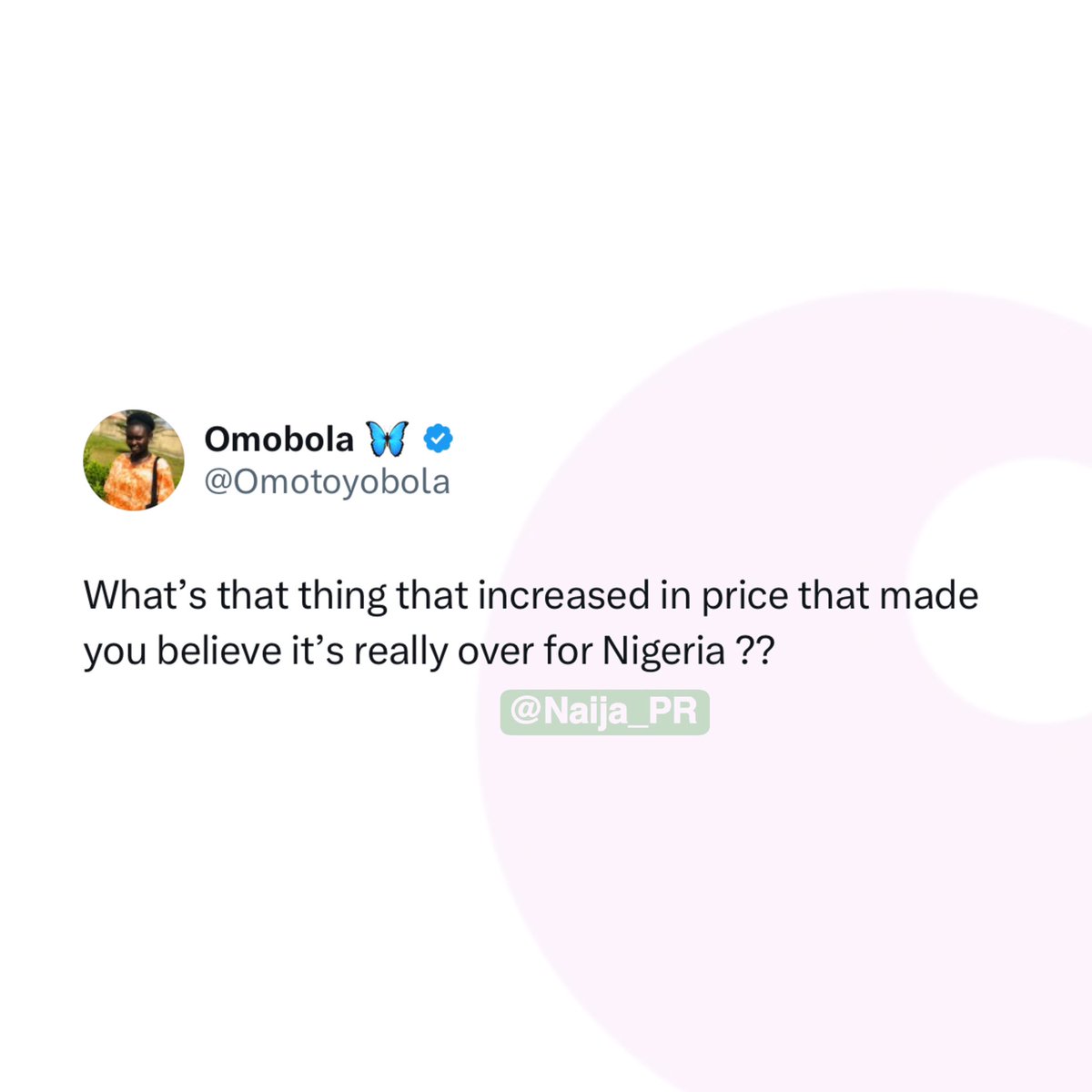 Naija tweet media
