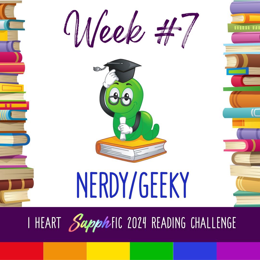 This week’s IHS Reading Challenge category features nerdy/geeky sapphics, and my nerdy vampire, Rose, happens to be on the list. 💙 If you’re participating in the challenge or just enjoy reading about nerdy sapphics, be sure check out all the suggestions: iheartsapphfic.com/2024/02/19/i-h…