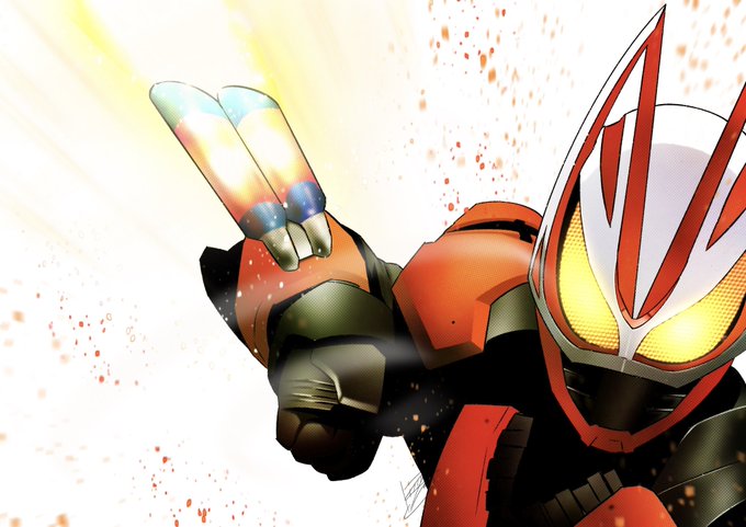 仕上げはもう1パターンあるけどカラーで塗りたくて(笑) #仮面ライダー #ギーツ