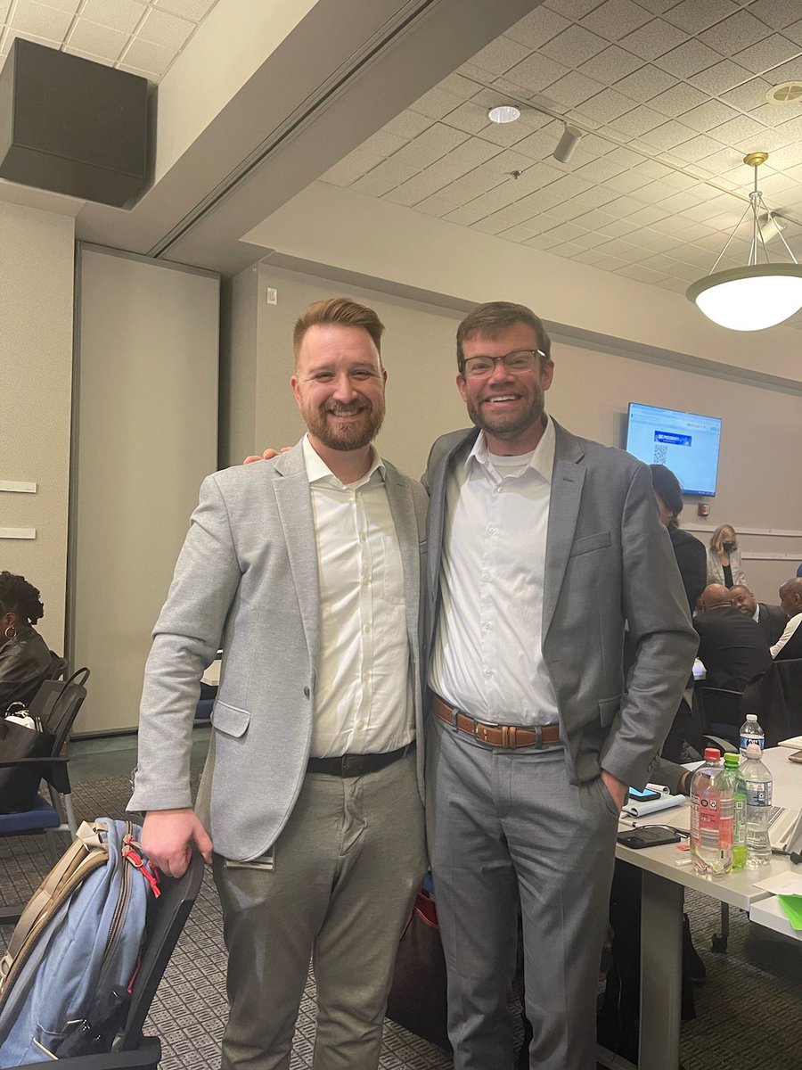 BKingmanCPS's tweet image. Started out as colleagues, but consider the CANS Principal to be a friend. We might have discussed the suit options.