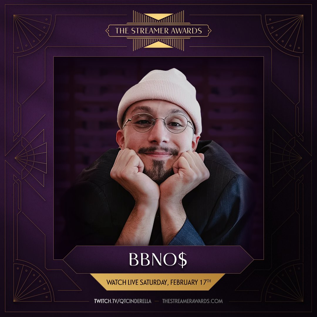 ONE MORE SLEEP until <a href="/bbnomula/">bbno$ 👶🚫💰</a> will be performing LIVE at the show - get tickets for Saturday now!

See you at the show 🎤 thestreamerawards.com