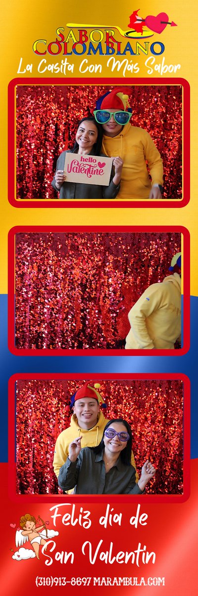 maram_bula's tweet photo. Dario and Monica Garcia from #saborcolombianolosangeles
called 📱us to bring our creativity to #valentines #Photobooth #Photograph #unlimited #photostrips #digitalgallery #embededcode #lighting #2nd #camera 📷 #LEDs at La Casita con Más Sabor in #DTLA #nextdoor @marambula.com https://t.co/818MSZGEtj