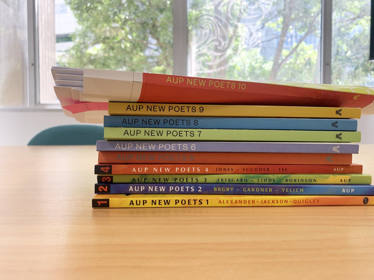 AUP New Poets 10 is off to print 📚 Who will be the new poets joining the AUP New Poets whānau?