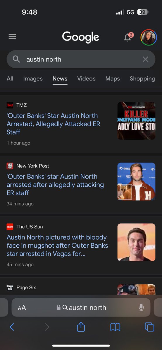 gENTE o austin north ator q faz o topper em outer banks foi PRESO