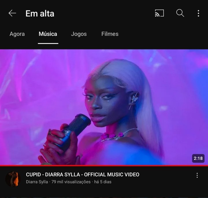 DSyllaChart's tweet image. .@diarrasylla's "Cupid" is ranked #12 among the top songs on YouTube in Senegal. 🇸🇳