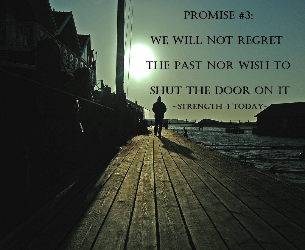 Strengthfor2day's tweet photo. Promise #3: We Will Not Regret The Past
Nor Wish To Shut The Door On It.
#12Promises #Promise3 #End #Regret #Chances #Relationships #Afraid #Decisions #RecoveryPosse #Strengthfor2day https://t.co/z7LGYajC0y