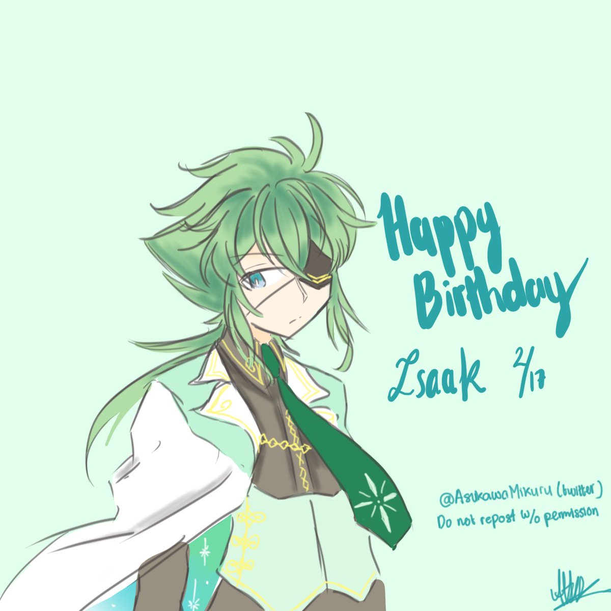 #海魔人のアイザック生誕祭2024 #SaintSeiya #KrakenIsaak #marina 
Happy Birthday Isaak !!